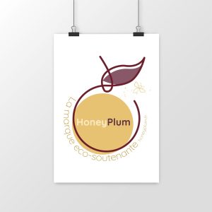 Poster vertical - Marque HoneyPlum